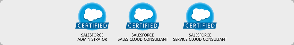 salesforce sales cloud consultant, service cloud consultant, salesforce administrator, silver cloud alliance partner